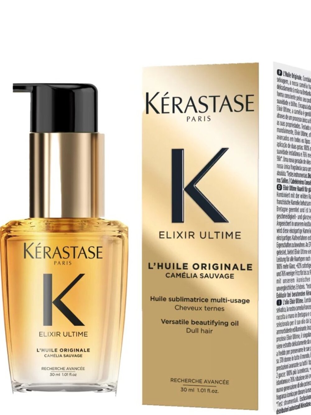 Kérastase Mini Elixir Ultime Hydrating Hair Oil 1 oz / 30ml – NIB – 100% Authent